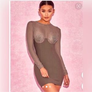 House of cb Matrush dress .